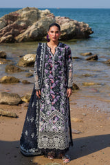 3-PC Unstitched Embroidered Soft Prints By Afrozeh | Velour