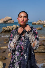 3-PC Unstitched Embroidered Soft Prints By Afrozeh | Velour