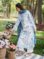 3-PC Unstitched Printed Lawn Whimsical Garden By Celts | WG - 03