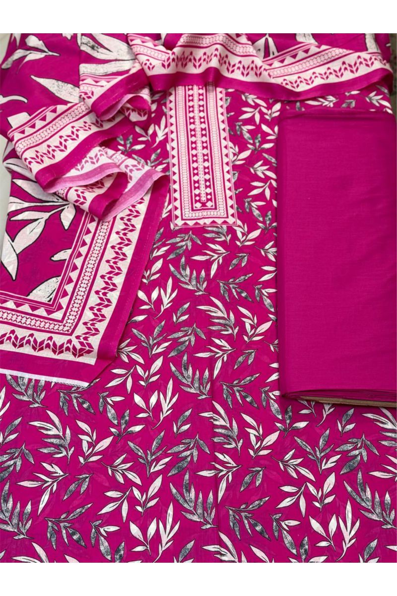 3-PC Unstitched Printed Lawn Collection
