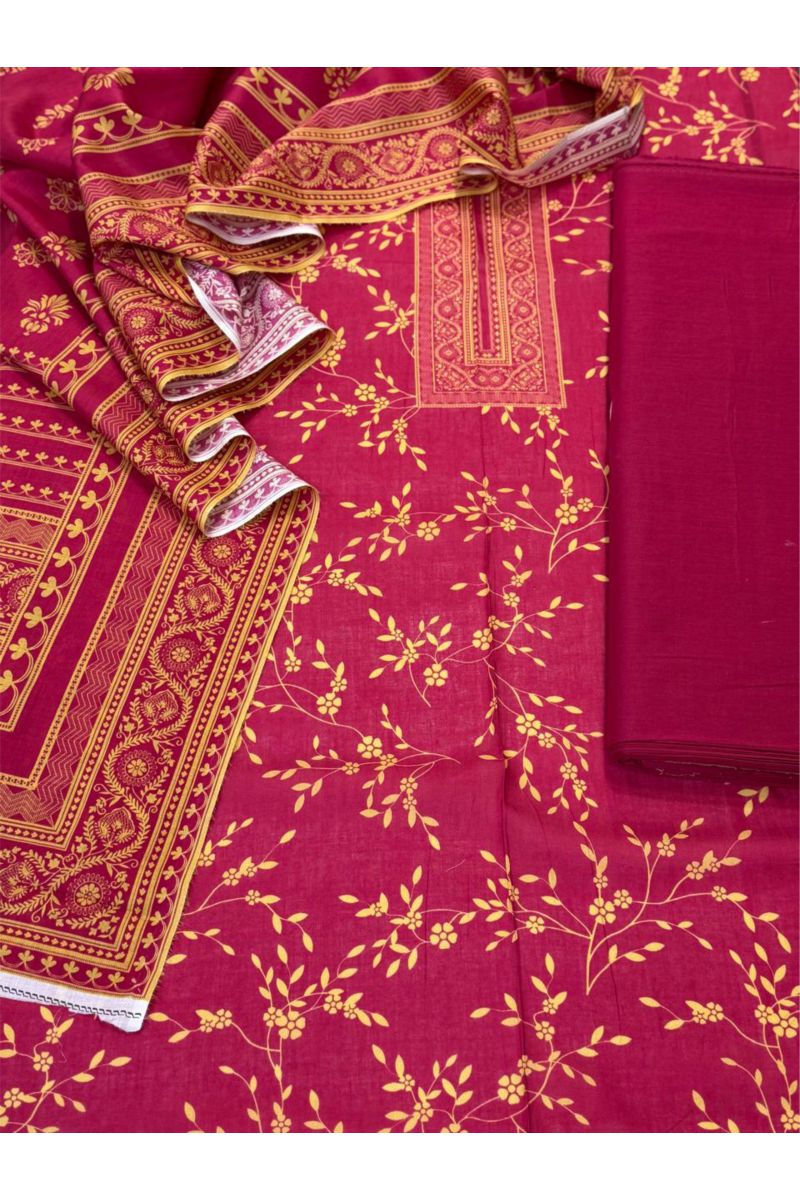 3-PC Unstitched Printed Lawn Collection
