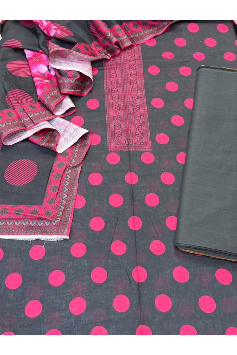 3-PC Unstitched Printed Lawn Collection