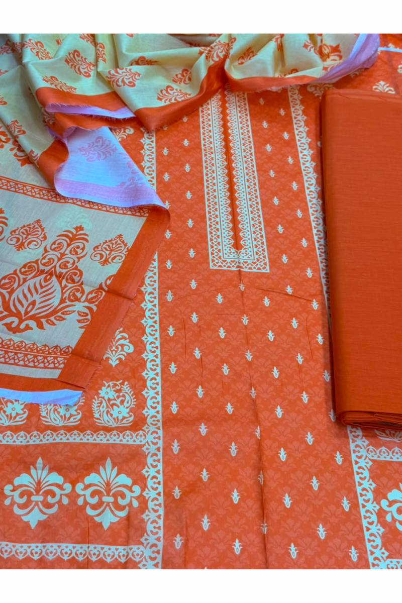 3-PC Unstitched Printed Lawn Collection