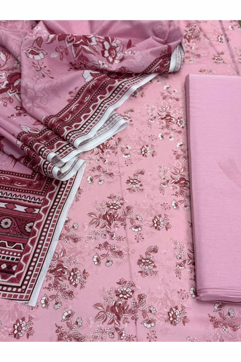 3-PC Unstitched Printed Lawn Collection