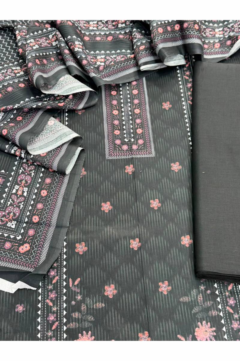 3-PC Unstitched Printed Lawn Collection