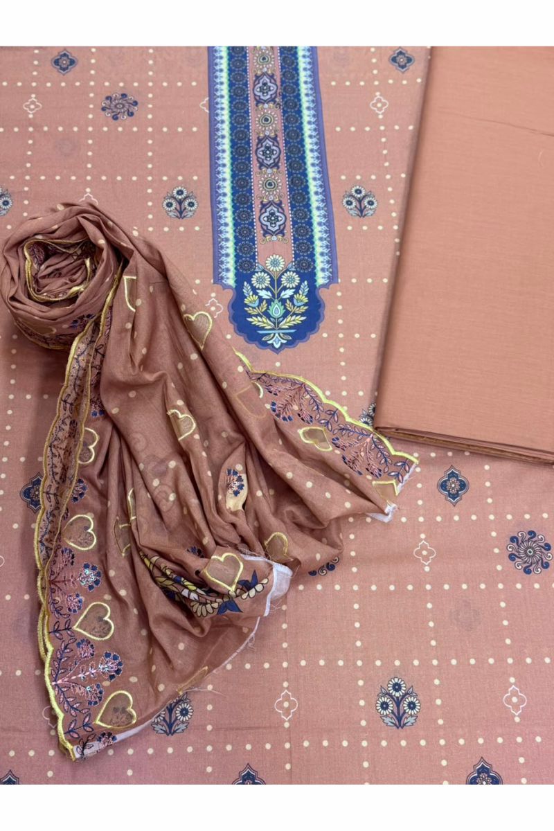 3-PC Unstitched Printed Lawn Collection