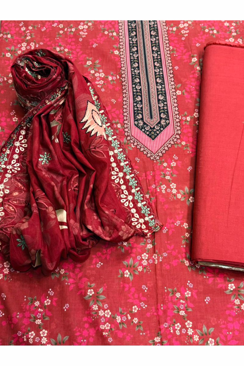 3-PC Unstitched Printed Lawn Collection