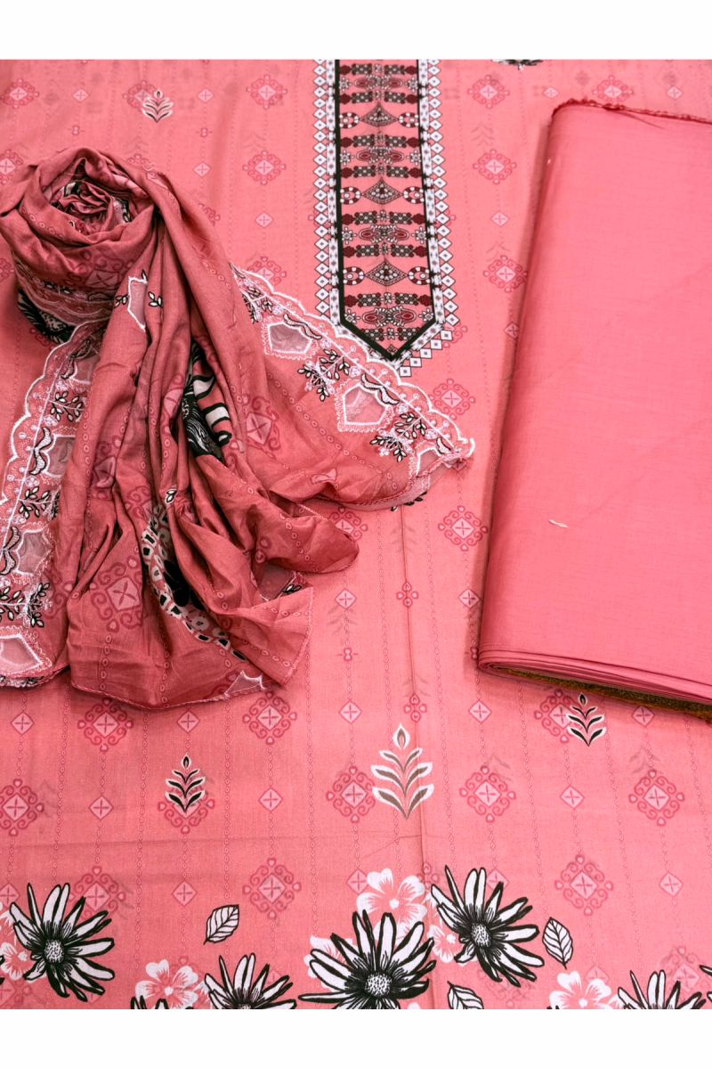 3-PC Unstitched Printed Lawn Collection