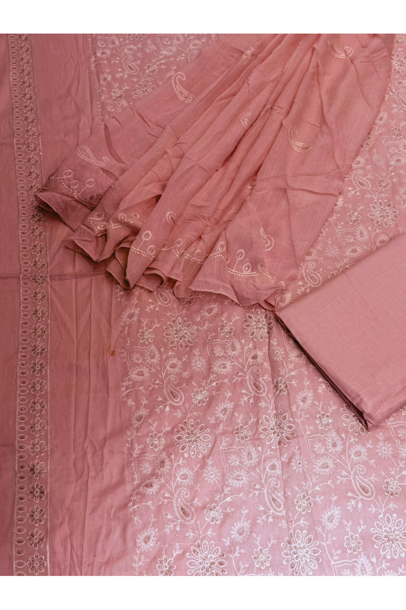 3-PC Unstitched Lawn Embroidery Collection