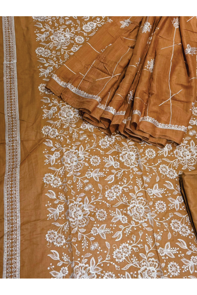 3-PC Unstitched Lawn Embroidery Collection