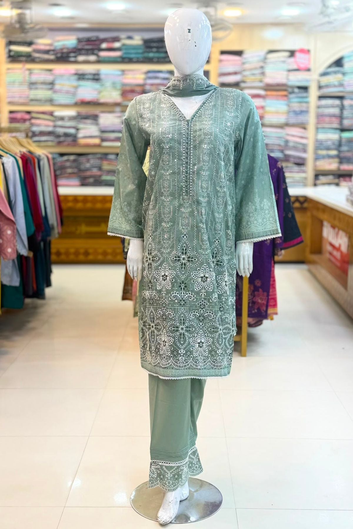 3pc Embroidered fancy collection