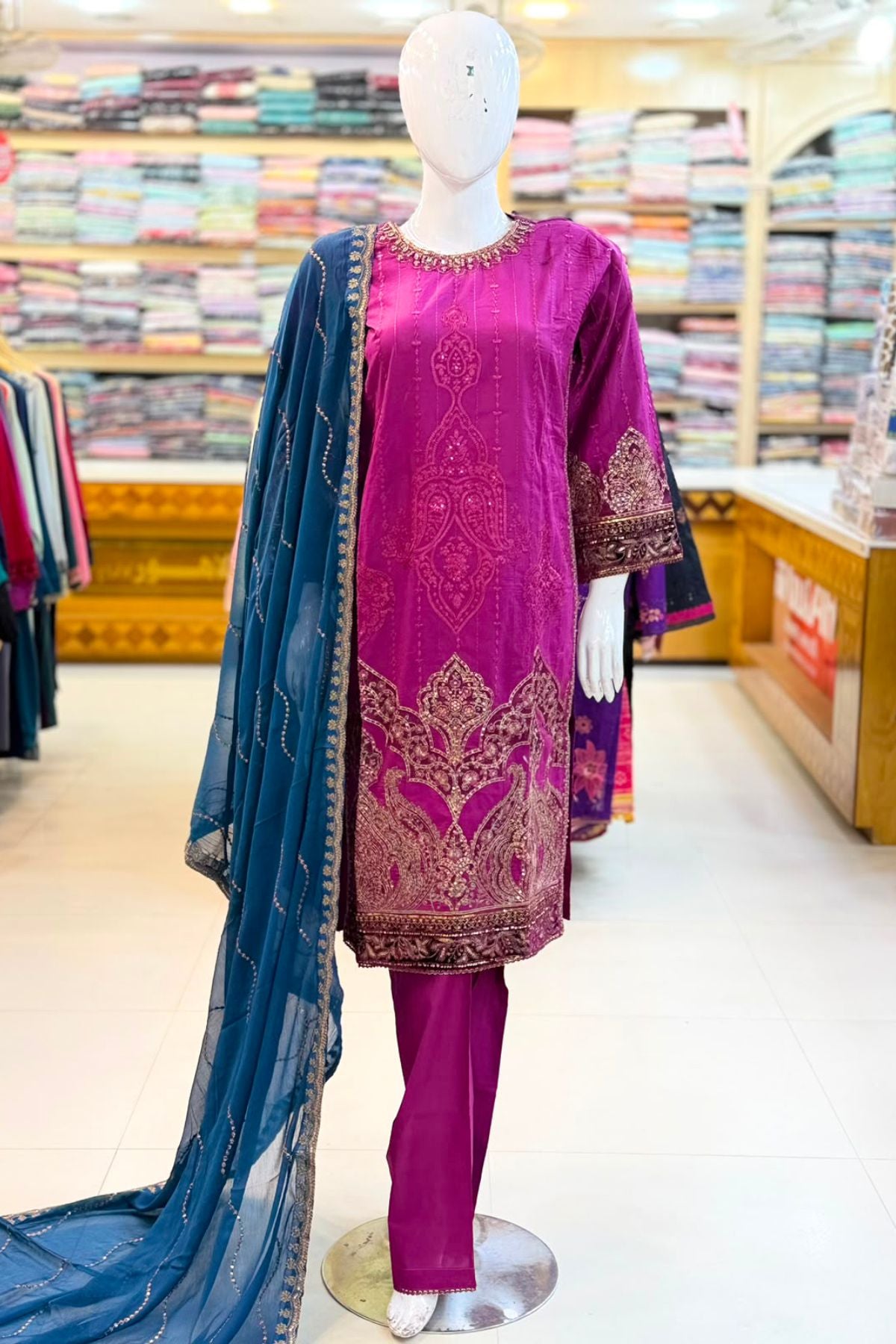 3pc Embroidered fancy collection