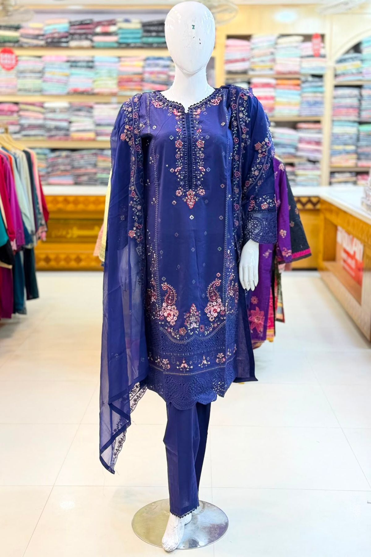 3pc Embroidered fancy collection
