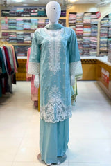 Fancy lawn 3pc Emb Stich collection