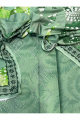 Viscose linen with shawl unstich 3pc collection