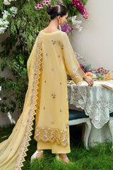 Y-1003 | 3Pc Unstitched Suit Luxury Lawn V-10 Riwayat By Ramsha