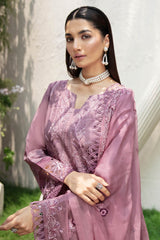 Y-1006 | 3Pc Unstitched Suit Luxury Lawn V-10 Riwayat By Ramsha