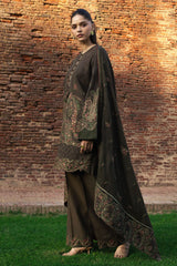 ZOHREH-D5 | 3Pc Unstitched Suit Winter Embroidered Khaddar By Zara Shahjahan