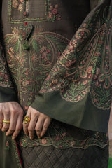 ZOHREH-D5 | 3Pc Unstitched Suit Winter Embroidered Khaddar By Zara Shahjahan