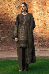 ZOHREH-D5 | 3Pc Unstitched Suit Winter Embroidered Khaddar By Zara Shahjahan