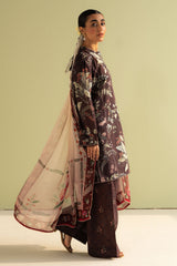 Zoe-7B | 3Pc Unstitched Suit Prints Lawn Coco By Zara Shahjahan