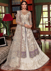 Alif By AJR Couture Embroidered Net Suits Unstitched 4 Piece AJR23AL-LW LWF-08-23 Jewel - Luxury Wedding Collection