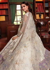 Alif By AJR Couture Embroidered Net Suits Unstitched 4 Piece AJR23AL-LW LWF-08-23 Jewel - Luxury Wedding Collection