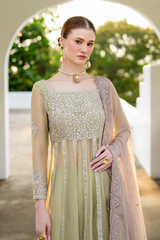 3-PC Unstitched Embroidered Net Chinon Chiffon By Iznik | CC-68