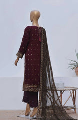 CF-01 | 3Pc Stitched Suit Winter Luxury Chiffon Afsanay By Sadabahar