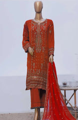 CF-02 | 3Pc Stitched Suit Winter Luxury Chiffon Afsanay By Sadabahar