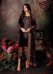 CVT3-01 - Signora Premium Collection  Embroidered Velvet Suits Unstitched 3 Piece