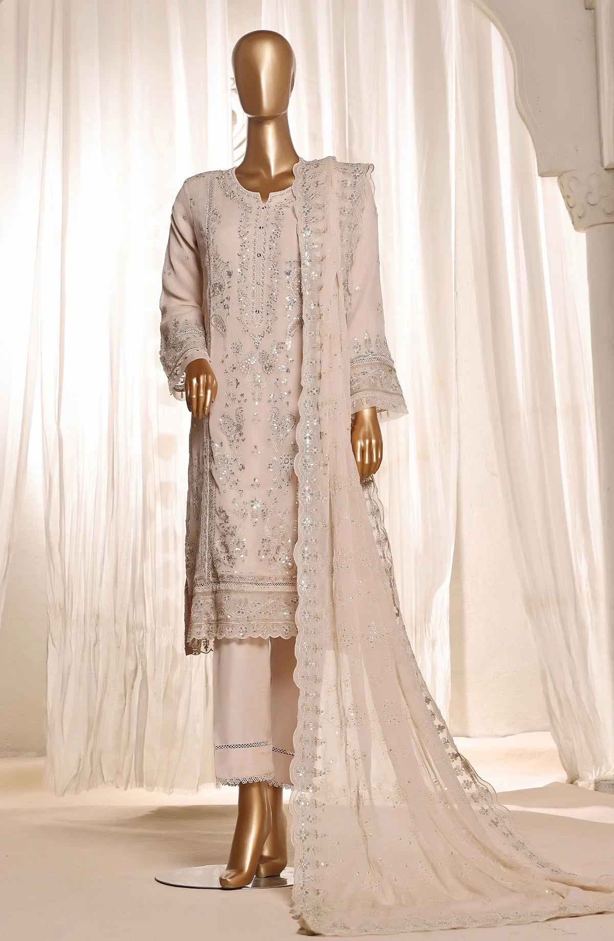 CR-09 | 3PC Stitched Luxury Chiffon Collection Afsanay By SadaBahar