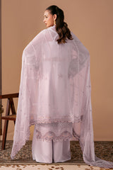 3-PC Unstitched Sequins Embroidered Chiffon & Raw Silk DASTAK By Ramsha