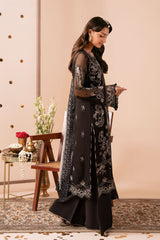 3-PC Unstitched Sequins Embroidered Chiffon & Raw Silk DASTAK By Ramsha
