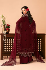 3-PC Unstitched Sequins Embroidered Chiffon & Raw Silk DASTAK By Ramsha