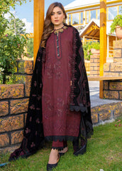 D-02 | 3Pc Unstitched Embroidered Wool Suit Winter Collection Destiny By Riaz Arts