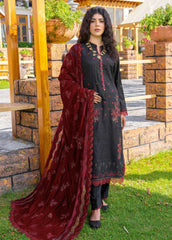 D-05 | 3Pc Unstitched Embroidered Wool Suit Winter Collection Destiny By Riaz Arts