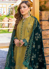 D-06 | 3Pc Unstitched Embroidered Wool Suit Winter Collection Destiny By Riaz Arts