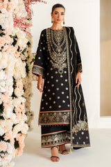 Gale | 3 Pc Unstitched Suit Embroidered Raw Silk Luxe By Alizeh