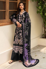 3-PC Unstitched Embroidered Lawn Ghazal By Ramsha | G-704