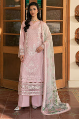 3-PC Unstitched Embroidered Lawn Ghazal By Ramsha | G-705