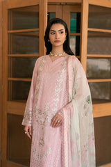 3-PC Unstitched Embroidered Lawn Ghazal By Ramsha | G-705