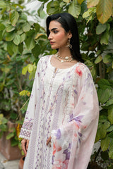 3-PC Unstitched Embroidered Lawn Ghazal By Ramsha | G-710