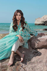 H241-02A - 3Pc - Unstitched Fabric Mahay Lawn By Sana Safinaz