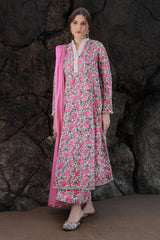 H241-04A - 3Pc - Unstitched Fabric Mahay Lawn By Sana Safinaz