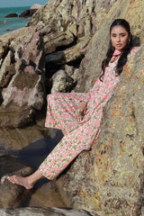 H241-04B - 3Pc - Unstitched Fabric Mahay Lawn By Sana Safinaz