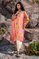 H241-07A - 3Pc - Unstitched Fabric Mahay Lawn By Sana Safinaz