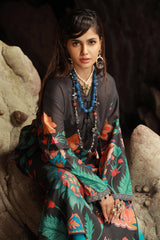 H241-11A- 3Pc - Unstitched Fabric Mahay Lawn By Sana Safinaz