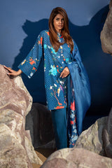 H241-13B- 3Pc - Unstitched Fabric Mahay Lawn By Sana Safinaz