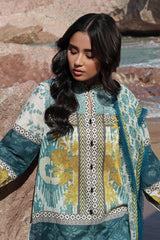 H241-15A- 3Pc - Unstitched Fabric Mahay Lawn By Sana Safinaz